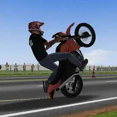 Moto Wheelie 3D Banner